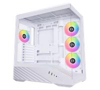 Lian Li V100 Mid Tower Case - White, ATX Support, Mesh Front Panel, Tempered Glass, USB-C, Tool-Free Side Panel