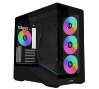 Lian Li VECTOR V100R MINI Micro-ATX Gaming PC Case - Black | Compact Tempered Glass Mini Tower with High Airflow, ATX PSU Support