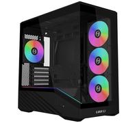 Lian Li VECTOR V100R MINI Micro-ATX Gaming PC Case - Black | Compact Tempered Glass Mini Tower with High Airflow, ATX PSU Support