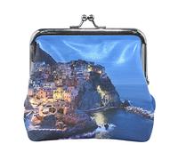 LIANCHENYI Cinque Terre Italy Coin Wallets Mini Purse for Womens Girls Ladies