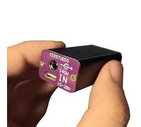 LIANFOND 140W PD Fast Charging Converter for Type-C Car Charger,12V 24V DC to USB-C,Supports PD3.0 QC4+ 20V Input,Aluminum Alloy Shell,Dual Port Output,for Laptop Monitor Power Supply,Black Purple