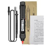 LIANFOND 2 in 1 Digital Multimeter Non-Contact Voltage Tester,True RMS Auto-Ranging AC DC Voltage Resistance Capacitance Frequency Diode Continuity,CE CAT II 600V Safety Rated with Flashlight PenClip