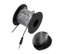 LIANFOND 20m Fishing Cable with 35mm Headphone Jack, Underwater Data Transmission Line HDSD Video, 154lb (70kg) Strength, for Black