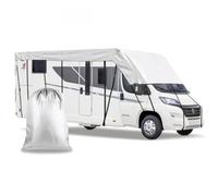 LIANFOND 210D Waterproof UV-Resistant RV Cover for Camping Winter Protection, Grey, 5m x 3m