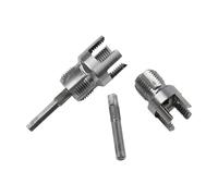 LIANFOND 21mm and 26mm Water Pipe Threader, Integrated Tapping Tool for Internal and External Threads, for PPR Pipes, Gray