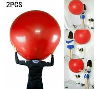 LIANFOND 2Pcs 72 Inch Latex Giant Human Egg Balloon Round Funny Game Toys for Kids and Adults, Reusable Party Decoration for Birthday Wedding Festival