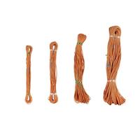 LIANFOND 30/50/70/100 Meters Nylon Measuring Rope with Steel Wire Core for Construction, Engineering and Surveying