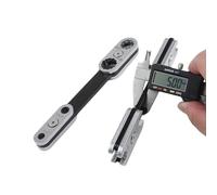 LIANFOND 8-in-1 Adjustable Wrench Tool with 360-Degree Rotation, Ergonomic Grip, and Rust-Resistant Carbon Steel Construction for Auto Repair and Mechanical Tasks