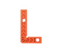 LIANFOND 90 Degree Positioning Square for Woodworking, Right Angle Clamping Tool with 80x50x15mm 100x100x20mm Aluminum Alloy Carpenter Fixture, Red