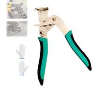 LIANFOND Car Clip Pliers Multi-Functional Disassembly Tool Set with Gloves,Lever Spring-Loaded Design for Automotive Fastener Rivet Removal,Anti-Slip PVC Handle,for Bike Tire Pushpin Applications