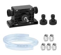 LIANFOND Drill Pump Set 900 L H 3400 RPM with 1.2 m Plastic Hose for Water, Oil, Chemicals and Fuels Black