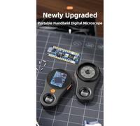 LIANFOND Handheld Digital Microscope with 500X Magnification, 2MP and 2-Inch IPS Screen Portable Science Observation