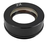 LIANFOND Microscope Objective Lens 0.3X 0.5X 0.7X 2.0X for Barlow Stereo Microscope, 42mm Thread Mount, Aluminum Alloy, for C-Mount Camera