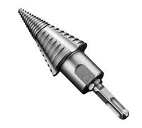 LIANFOND SDS Round Square Shank Firewood Drill Bit Wood Splitter Screw Driver Removable, High Carbon Steel, 165mm, for Pine, Spruce, Oak