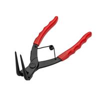 LIANFOND Snap Ring Pliers 90 180 Degree Heavy Duty Internal Circlip Tool for Hydraulic Master Cylinders, 53mm Jaw Length, Blackened Heat-Treated Steel with PVC Handles, Red Black