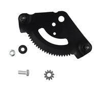 LIANFOND Steering Sector Plate Pinion Gear for 717-1550F, 7171550, 7171554, Black