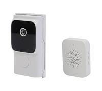 LIANFOND Wireless Smart Video Doorbell with 2-Way Voice Intercom, 800mAh Battery, 75° Viewing Angle, APP Remote Control for Tuya Smart Life, Cloud Storage, 2.4GHz, for 2.4G Wi-Fi, Black