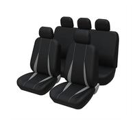 LIANGBAOS Auto Seat Covers Universal For Truck/SUV 5-Seater Car Seat Covers Full Set-Solid Bench For Rear Seat Covers(GRAY full set)