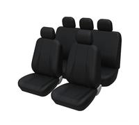LIANGBAOS Auto Seat Covers Universal For Truck/SUV 5-Seater Car Seat Covers Full Set-Solid Bench For Rear Seat Covers(Black full set)