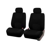 LIANGBAOS Auto Seat Covers Universal Rear Bench Seat Covers Composite Fabric Split Bench Back Protector(2*black)