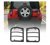 LIANGBAOS Car Rear Light Assemblies 1 Pair For Jeep For Wrangler JK For JKU 2007-2018 Tail Lght Cover Frame Rear Lamp Hood Stainless Steel Shell Protection Guard
