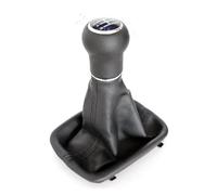 LIANGBAOS Gear Stick Knobs for A6 C5 1997-2001 4B0711141AJ 4B0711141AL Gear Shift Knob Shifter Gearstick Lever Change with Gaiter Boot Cover Car Gear Shift Lever(Leather 5-Speed)