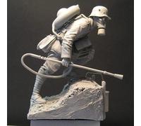 liangcaihua 1/16 WWII German Soldier Resin Figure Kit Unpainted and Unassembled //n7f4i84