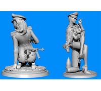 liangcaihua 1/35 WWII Female Soldier Resin Model Kit Unpainted and Unassembled (2 figures) //y9e7f59