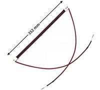 LiangDi Four Pack 2000 Watt 2 kW Ruby SK15 Heater Lamp Bulb 352mm fits Tansun Sorrento 2kW Heaters.