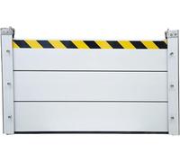 LIANGERMAO Aluminium Flood Barrier, Flood Barrier for Doors, Garages, Porches, Basements, Exterior Entrance Thresholds (80 * 60cm)