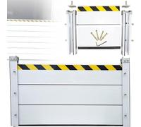 LIANGERMAO Flood barrier, Flood barriers for garage, Flood defence barriers, Door flood barrier, Reusable in heavy rain flood defence, Suitable for garage, basement, front door, driveway (100 * 60)