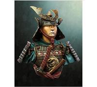 LIANGFANG 1/10 Samurai Teutonic Soldier Bust Japan Resin Kit DIY Toys Unassembled Unpainted Resin Model