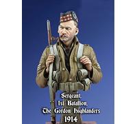 LIANGFANG 1/10 Sergeant Gordon Highlanders Bust Soldier Resin Kit DIY Toys Unassembled Unpainted Kits
