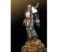 LIANGFANG 1/24 75Mm Ancient Knight Man Eternal Crusader 75Mm Resin Kit Diy Figure Resin Model Unassembled Unpainted