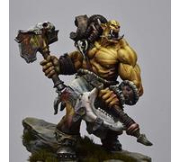 LIANGFANG 1/24 75Mm Ancient Orc Templar With Big Base 75Mm Resin Figure Model Kit Unassembled Unpainted