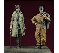 LIANGFANG 1/35 Resin Figure Model kits GK WWII British Tank Soldier 2 figure Unassembled and Unpainted kit
