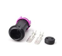 LIANGMEI Qingqing Store 1-50 Sets Kit TE 2 Pin 813972926 813972923 Male Female Circular Waterproof Fog Lamp Connector Fit For Toyota Mazda Rx7 (Color : 2p Male, Package : 20 sets)