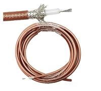 LIANGMEI Qingqing Store 10m RG400 Double Shielded Copper Braid RF Coaxial Cable Connector Coax Cable RG-400 Cable 50ohm 50cm 1m 2m 3m 5m 15m 20m (Color : 10m)
