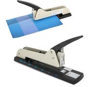 liangouyxgs Heavy Duty Long Reach Stapler, Long Arm Stapler, 210 Sheet Capacity, Paper Feeding Depth Reaches 250MM, Adjustable Paper Guides for Creating Booklets, Pamphlets, and Albums