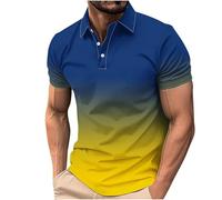 liangp Golf Polo Shirt, Mens Polo Shirts Short Sleeve Classic Stretch Golf Shirt Casual Fashion T Shirt Breathable Quick Dry Summer Outdoors Holiday Hiking Tshirts Top