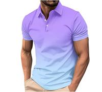 liangp Men Polo Shirt, Mens Polo Shirts Short Sleeve Classic Stretch Golf Shirt Casual Fashion T Shirt Breathable Quick Dry Summer Outdoors Holiday Hiking Tshirts Top