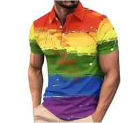 liangp Polo Shirt, Mens Polo Shirts Short Sleeve Classic Stretch Golf Shirt Casual Fashion T Shirt Breathable Quick Dry Summer Outdoors Holiday Hiking Tshirts Top