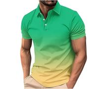 liangp White Polo Shirt Mens, Mens Polo Shirts Short Sleeve Classic Stretch Golf Shirt Casual Fashion T Shirt Breathable Quick Dry Summer Outdoors Holiday Hiking Tshirts Top