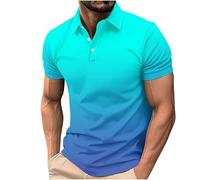 liangp White Polo Shirt Mens, Mens Polo Shirts Short Sleeve Classic Stretch Golf Shirt Casual Fashion T Shirt Breathable Quick Dry Summer Outdoors Holiday Hiking Tshirts Top
