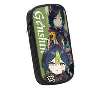 LIANGSHAN Funny Game Pencil Case Anime, Cartoon Stationery Box Pen Case Large Capacity Stationery Bag Student Portable Pen Pouch Unisex (G,One Size)