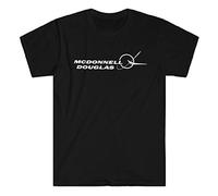 liangshan Men's Mcdonnell Douglas Aerospace Logo Size S to 3XL T-Shirt Balck 3XL