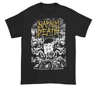 liangshan Men's Napalm Death Feto T-Shirt Medium T-Shirt Balck XL