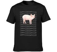 liangshan Shane Dawson Oh My God Pig T Shirt Black 3XL
