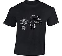 LIANGYAN DAD What are Clouds Mens White Yellow Black Red Men'sT Shirt 100% Cotton Funny PC Computer Gamer Programmer Joke TOP Small