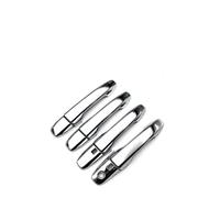 LIANGYIMEI Chrome Car Door Handle Cover Cap Replacement Protection for Daihatsu for Rocky Exterior Parts Accessories Trim 8pcs 1set